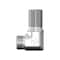 World Wide Fittings Male Flat Face O-Ring Bulkhead to Male Flat Face O-Ring 90 Deg. Union Elbow 4525X04X04 - alternate 1